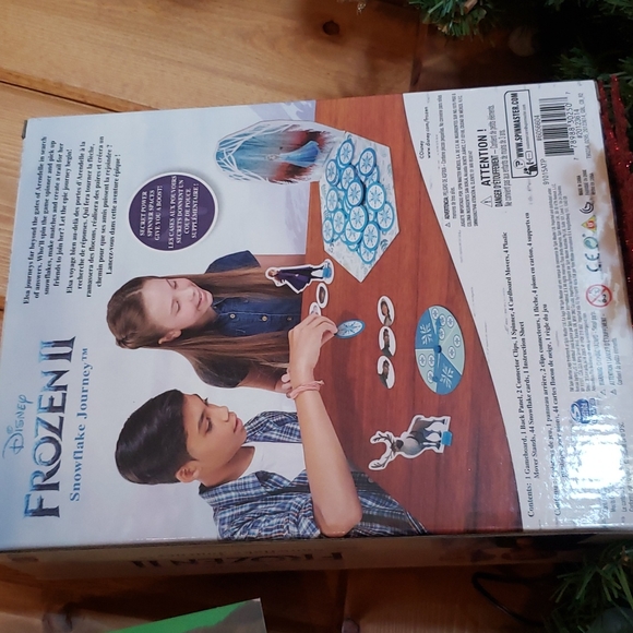 New Disney Frozen 2 Game Snowflake Journey Spin master Elsa Boardgame  Spinner - Picture 6 of 7